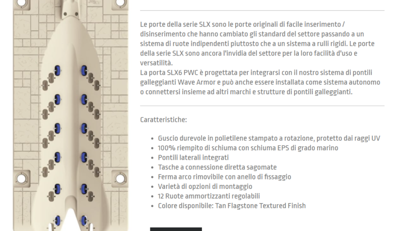 Pedana galleggiante-WAVE ARMOR SLX6